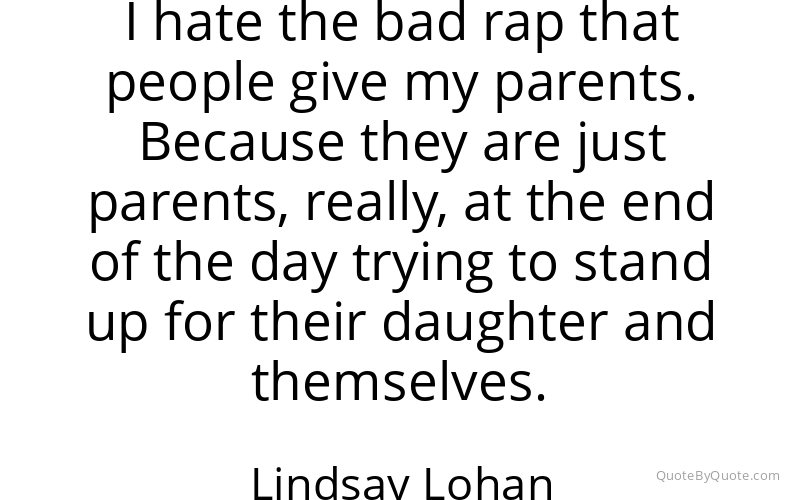Preview image for this quote by Lindsay Lohan