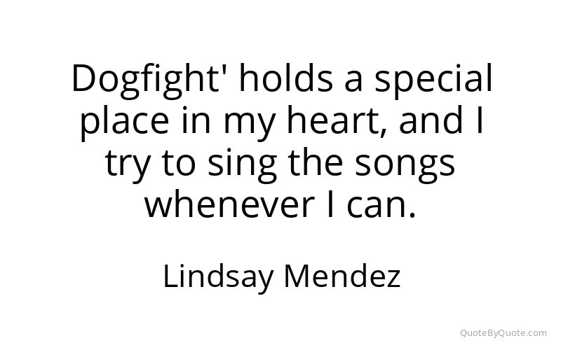 Preview image for this quote by Lindsay Mendez