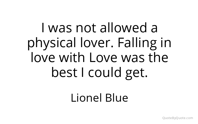 Preview image for this quote by Lionel Blue