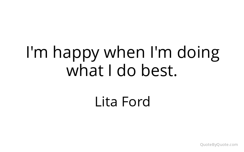 Preview image for this quote by Lita Ford