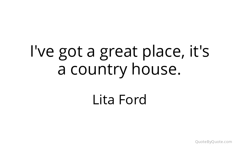 Preview image for this quote by Lita Ford