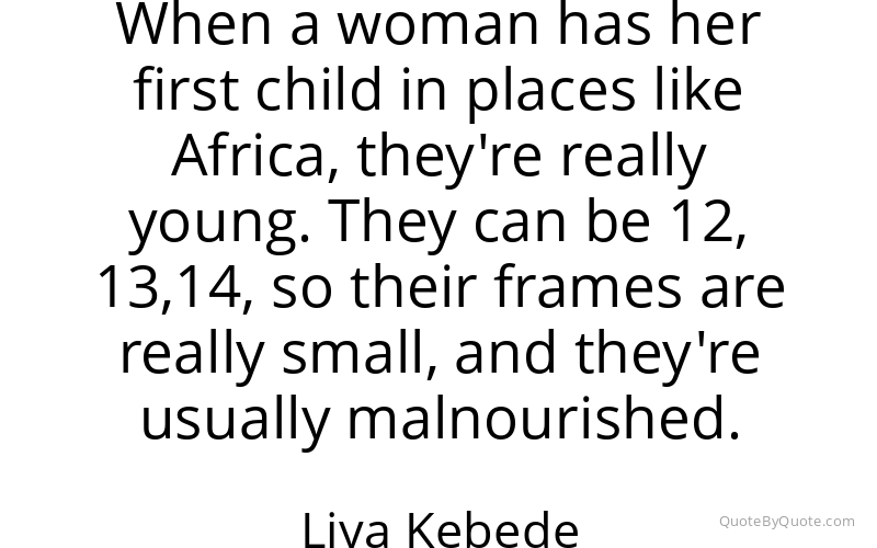 Preview image for this quote by Liya Kebede