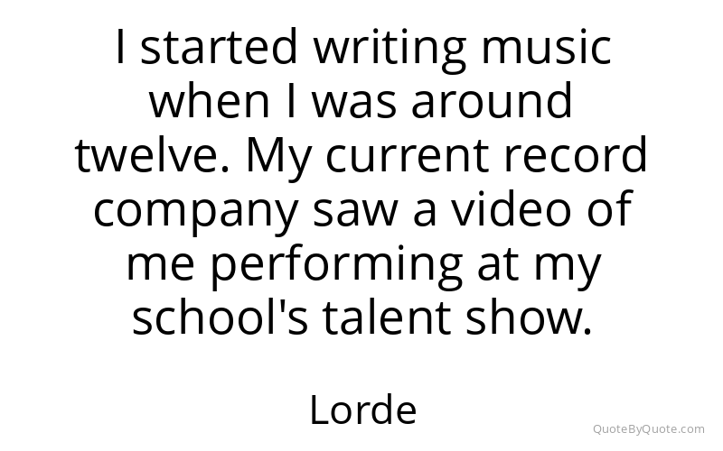 Preview image for this quote by Lorde