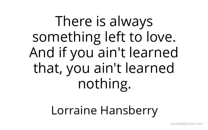 Preview image for this quote by Lorraine Hansberry
