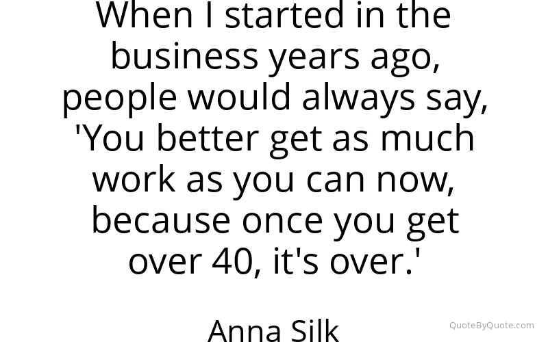 Preview image for this quote by Anna Silk