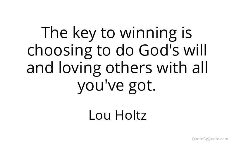 Preview image for this quote by Lou Holtz