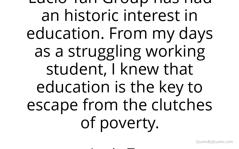 Preview image for this quote by Lucio Tan