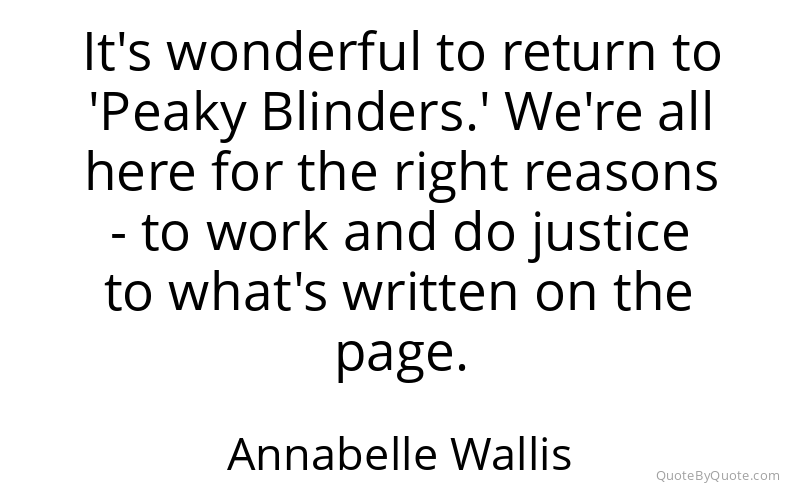 Preview image for this quote by Annabelle Wallis