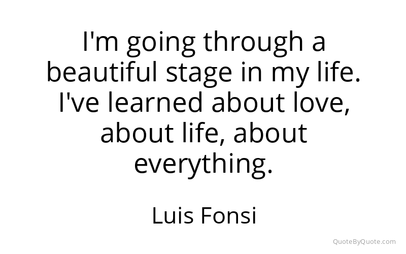 Preview image for this quote by Luis Fonsi
