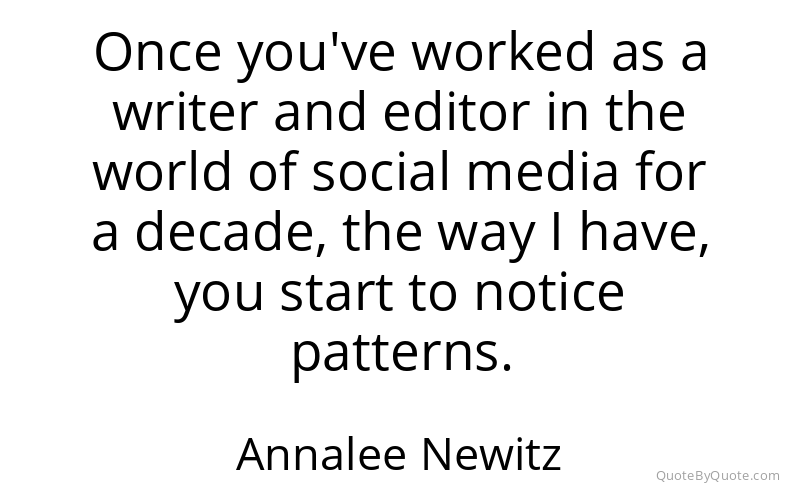 Preview image for this quote by Annalee Newitz