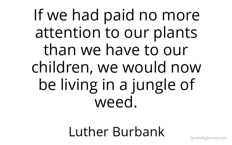 Preview image for this quote by Luther Burbank