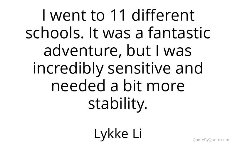 Preview image for this quote by Lykke Li