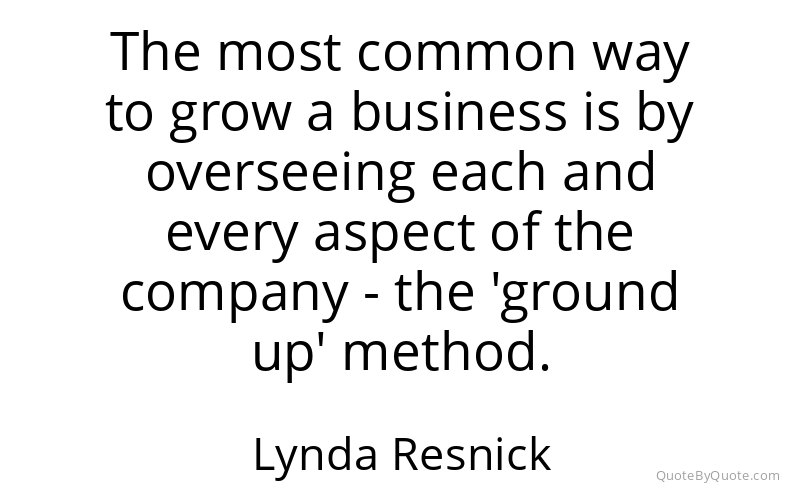 Preview image for this quote by Lynda Resnick