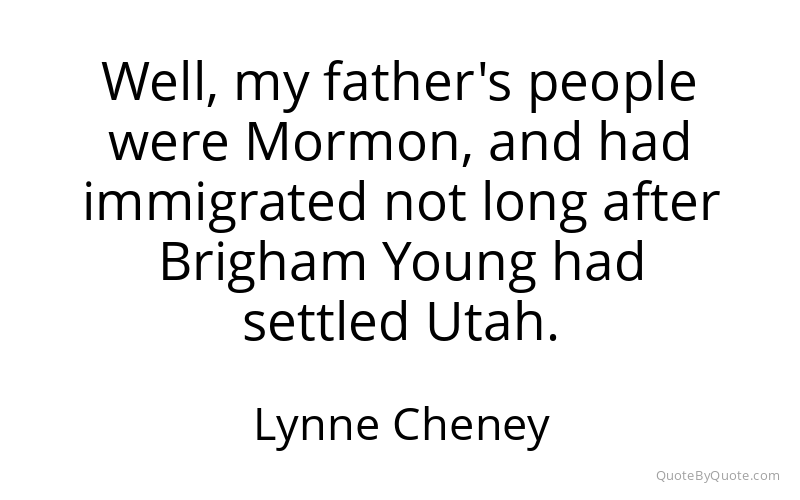 Preview image for this quote by Lynne Cheney