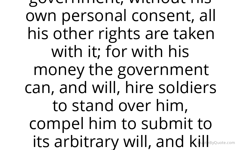 Preview image for this quote by Lysander Spooner
