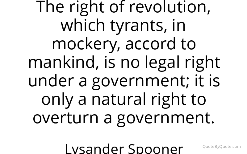 Preview image for this quote by Lysander Spooner