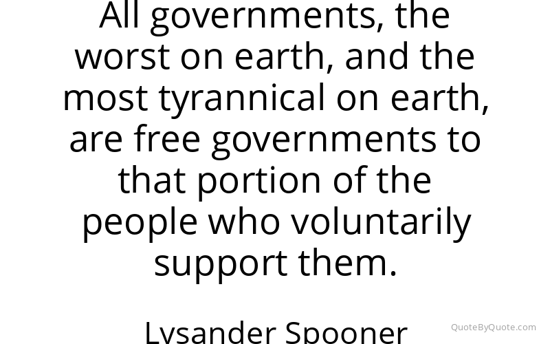 Preview image for this quote by Lysander Spooner