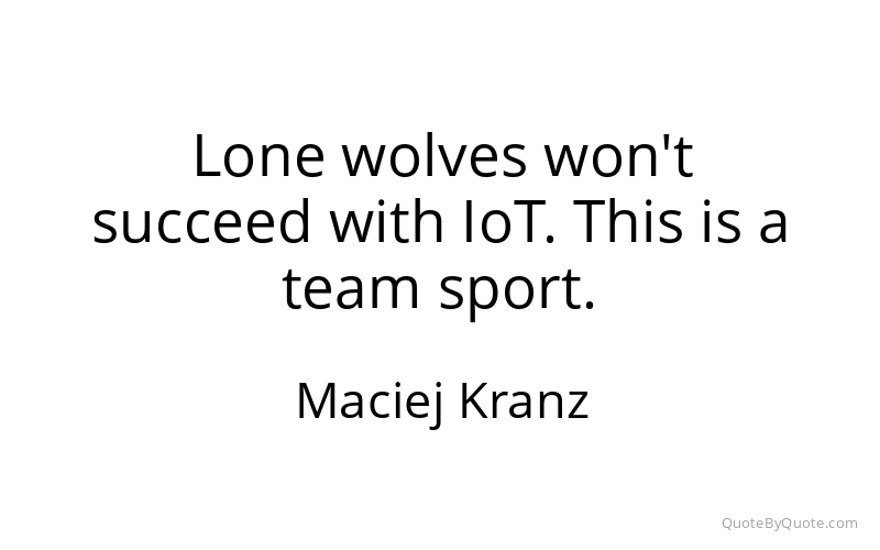 Preview image for this quote by Maciej Kranz