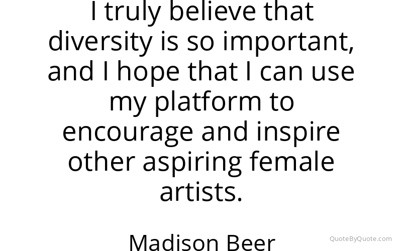 Preview image for this quote by Madison Beer