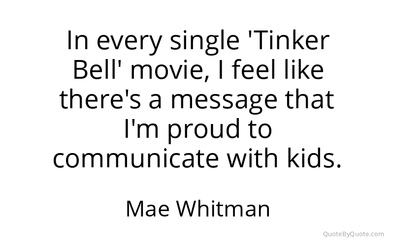 Preview image for this quote by Mae Whitman