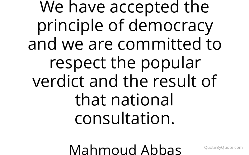 Preview image for this quote by Mahmoud Abbas