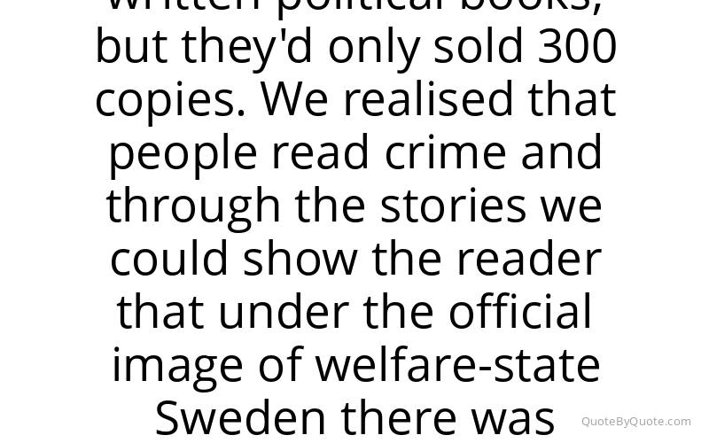 Preview image for this quote by Maj Sjowall