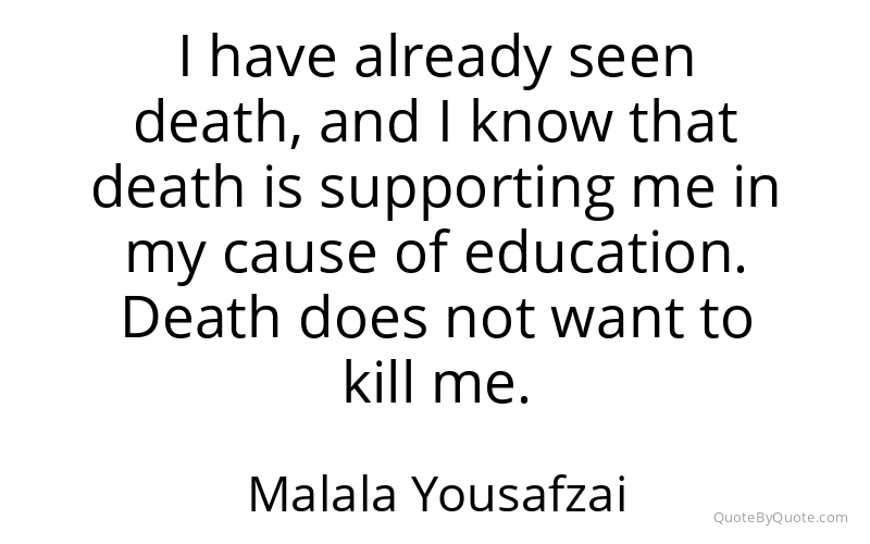 Preview image for this quote by Malala Yousafzai