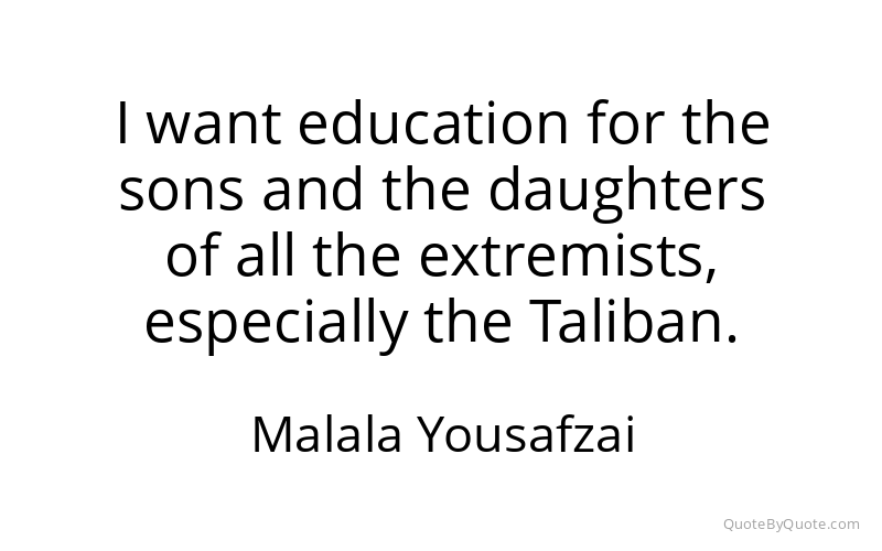Preview image for this quote by Malala Yousafzai