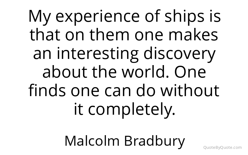 Preview image for this quote by Malcolm Bradbury
