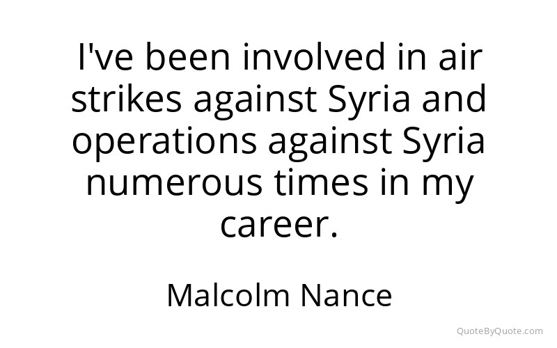 Preview image for this quote by Malcolm Nance