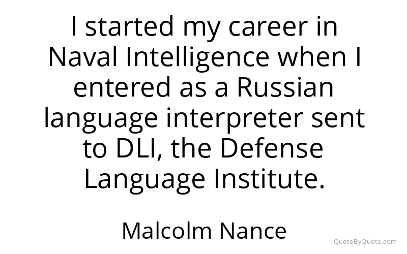 Preview image for this quote by Malcolm Nance