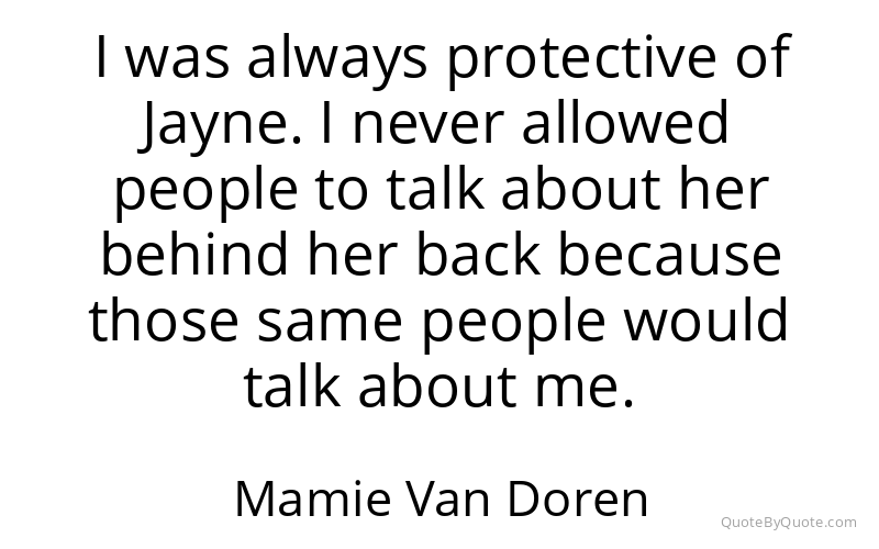 Preview image for this quote by Mamie Van Doren