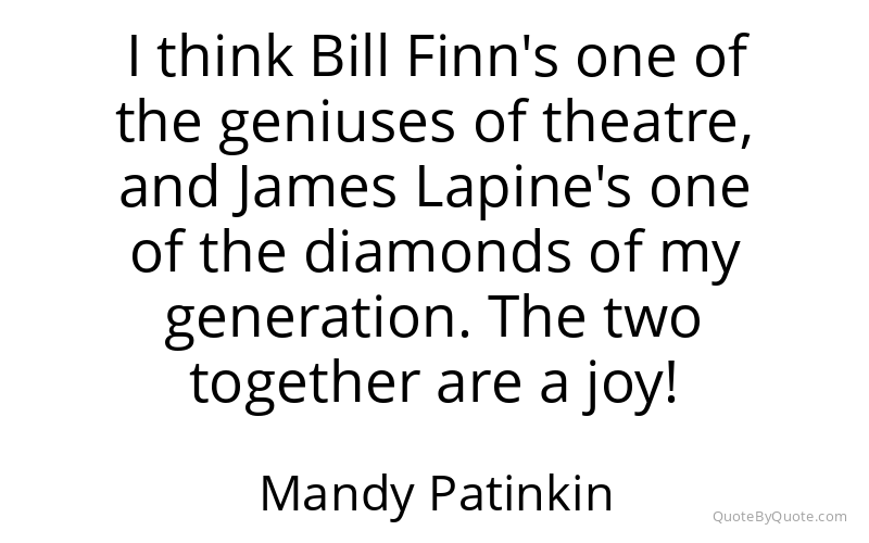 Preview image for this quote by Mandy Patinkin