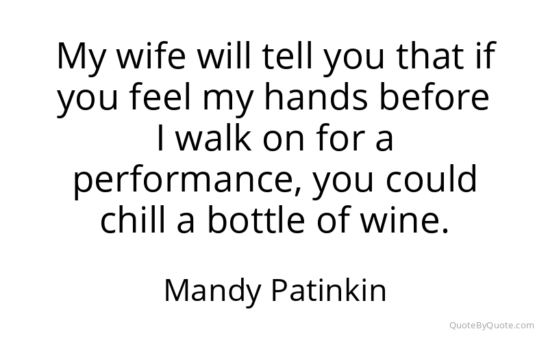 Preview image for this quote by Mandy Patinkin