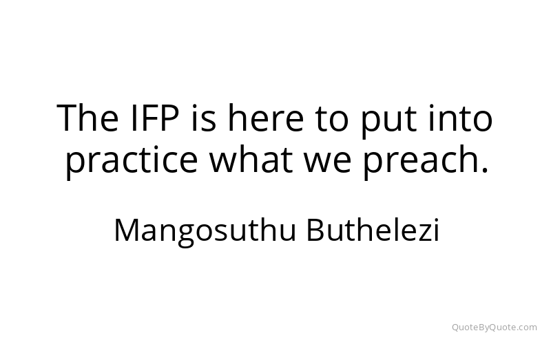 Preview image for this quote by Mangosuthu Buthelezi