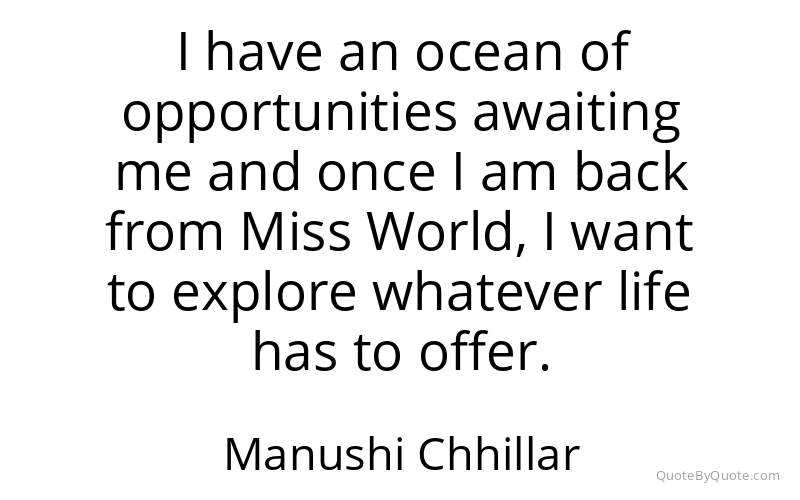 Preview image for this quote by Manushi Chhillar