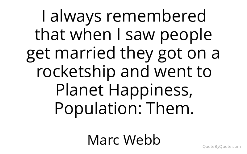 Preview image for this quote by Marc Webb