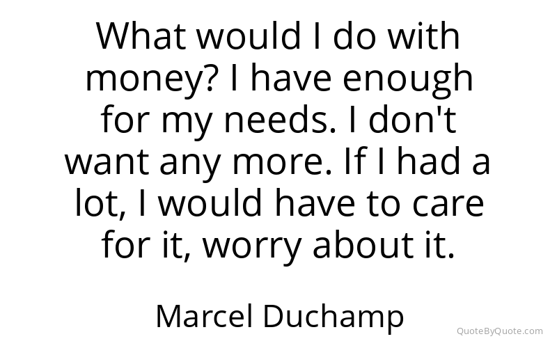 Preview image for this quote by Marcel Duchamp