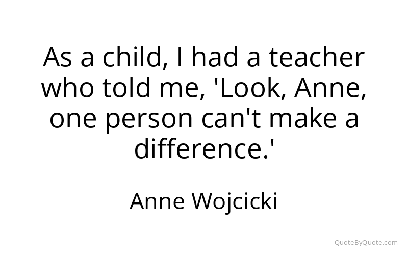 Preview image for this quote by Anne Wojcicki