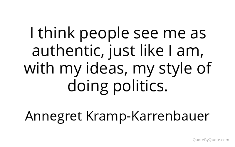 Preview image for this quote by Annegret Kramp-Karrenbauer
