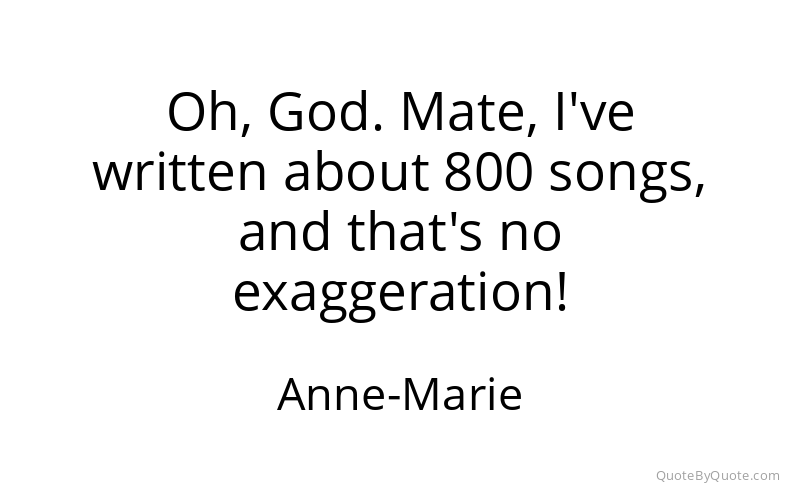 Preview image for this quote by Anne-Marie