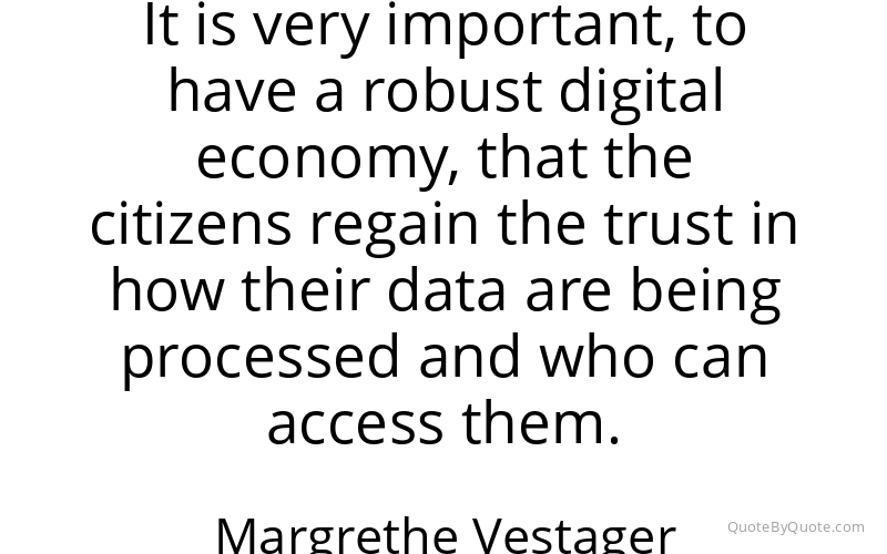 Preview image for this quote by Margrethe Vestager