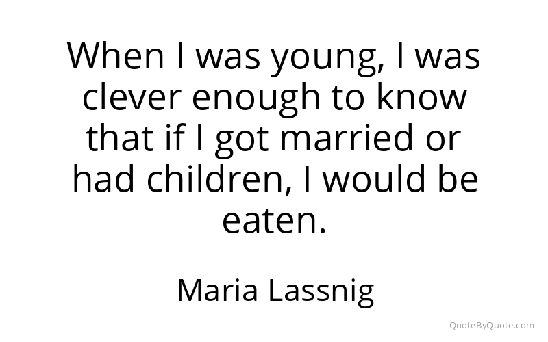 Preview image for this quote by Maria Lassnig