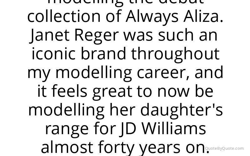 Preview image for this quote by Marie Helvin