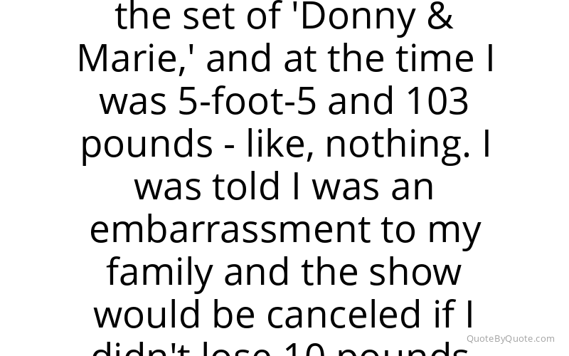 Preview image for this quote by Marie Osmond
