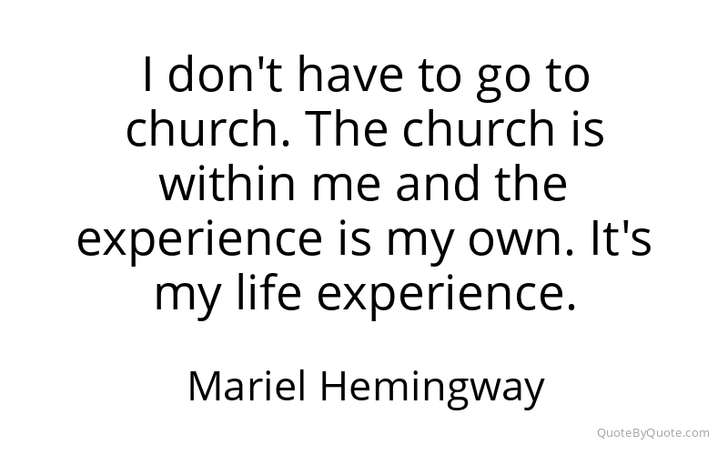 Preview image for this quote by Mariel Hemingway