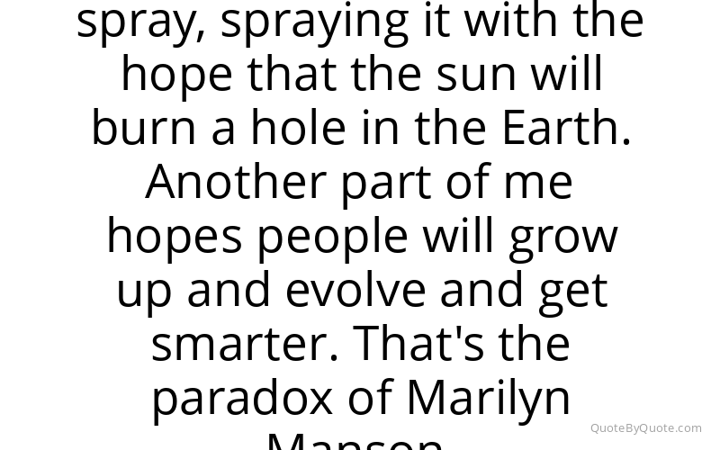 Preview image for this quote by Marilyn Manson