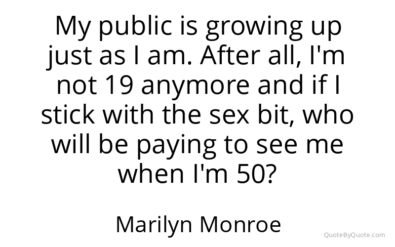 Preview image for this quote by Marilyn Monroe