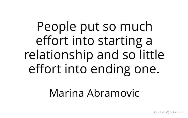 Preview image for this quote by Marina Abramovic