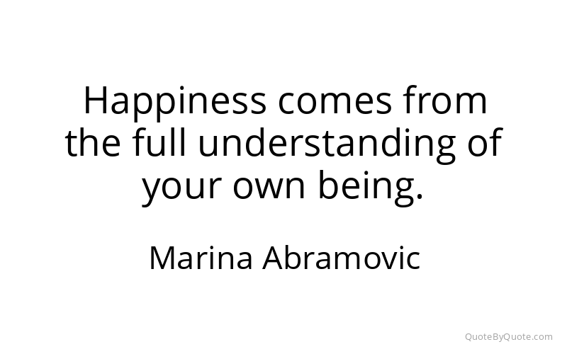 Preview image for this quote by Marina Abramovic